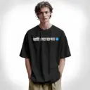 Ami Mohanbagan Oversize T- Shirt BLACK