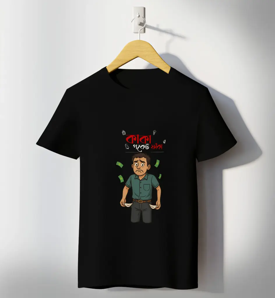 Kaka pocket je faka printed T-shirts