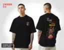 Dine Kormochari Rate Bramhachari Oversize T-Shirt BLACK
