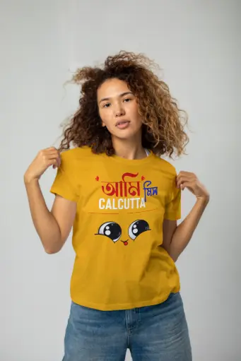 Ami miss calcutta printed T-shirt